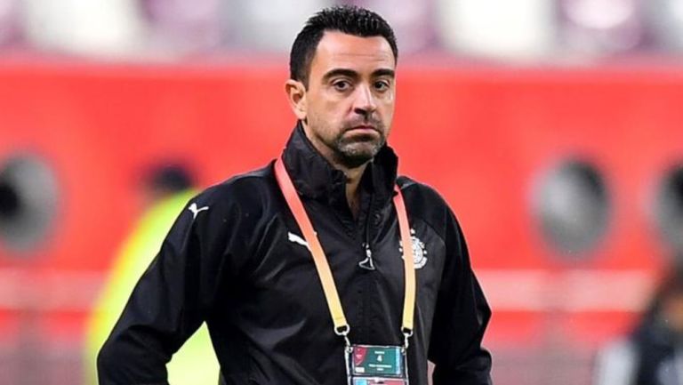 Xavi Hernández durante un duelo del Al-Sadd