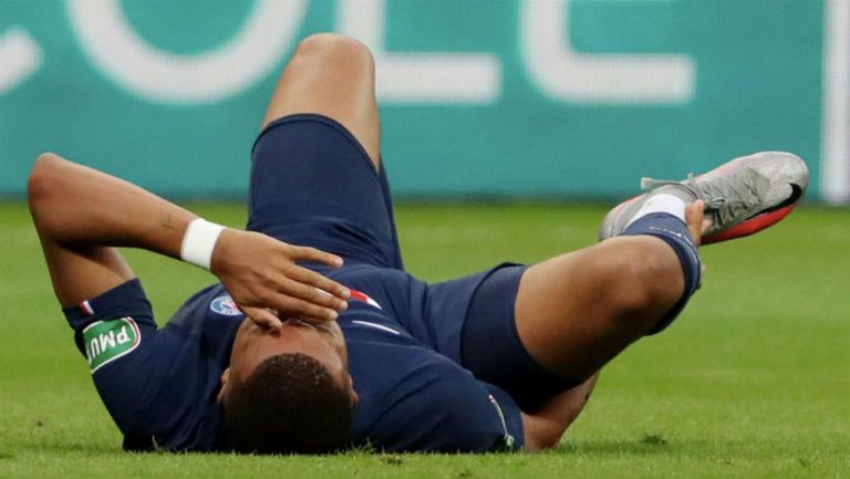 Mbappé lesionado en la Copa de Francia