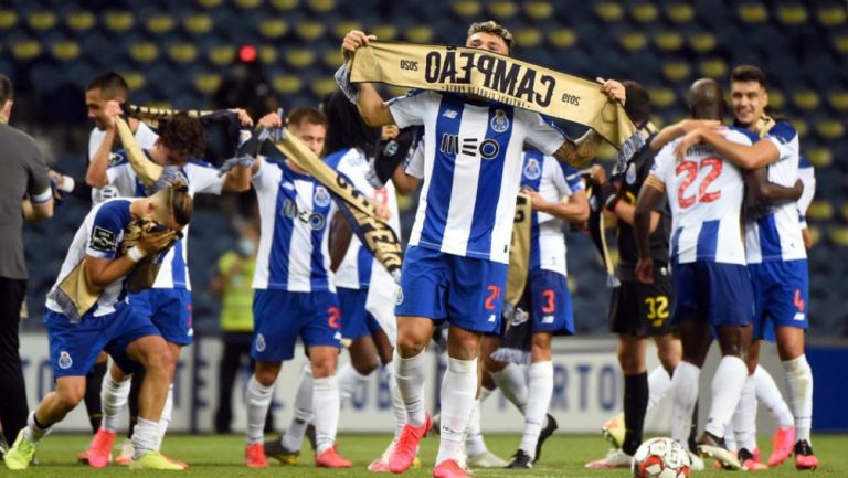 Porto en celebración de título