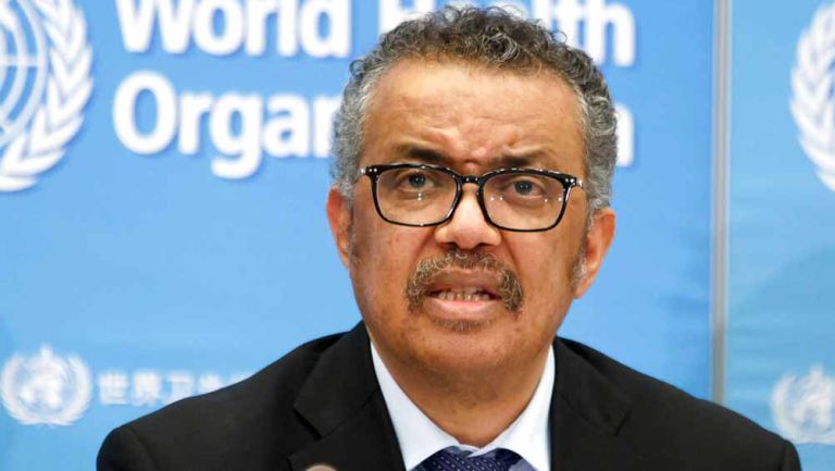 Tedros Adhanom Ghebreyesus, en rueda de prensa