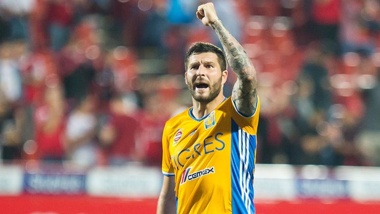 Gignac celebra el pase a la Final del Clausura 2017 en el Caliente