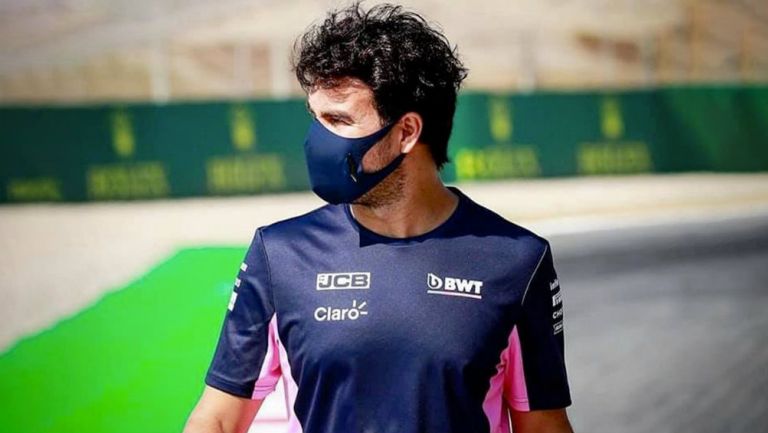 Checo Pérez previo a una carrera de F1