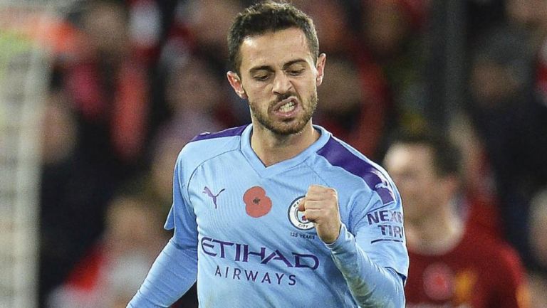 Bernardo Silva le respondió a fans de Liverpool en twitter 