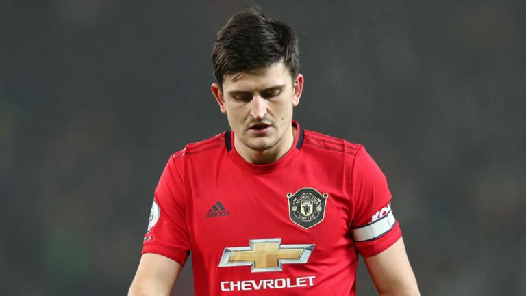 Harry Maguire tras una derrota del Manchester United 