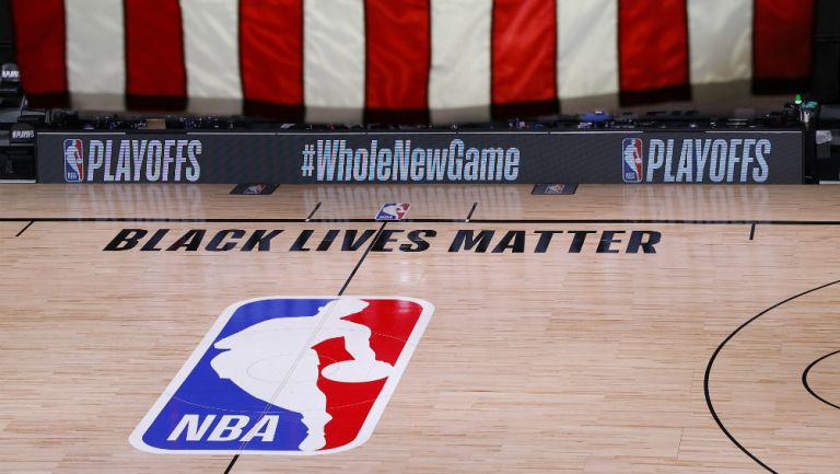 Recinto de la NBA tras suspensión de partidos