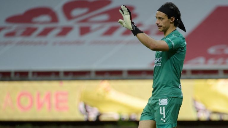 Toño Rodríguez durante un partido con Chivas