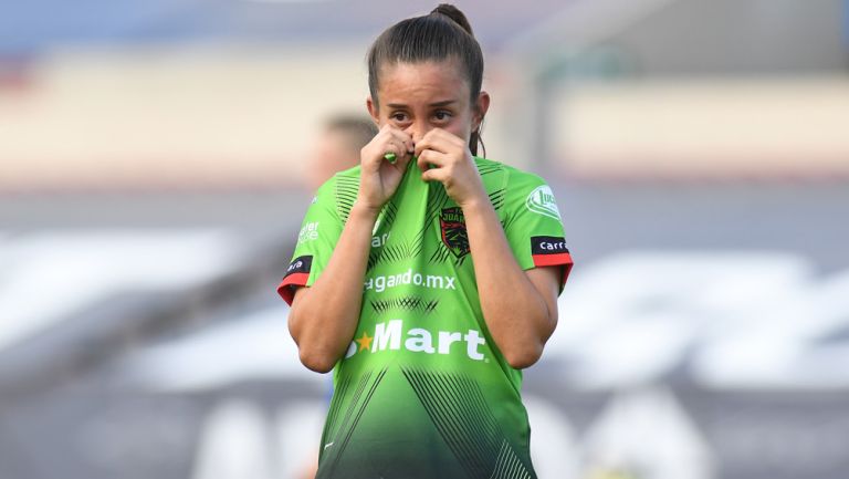 Brenda Alvarado se lamenta tras acciones contra Atlético de San luis