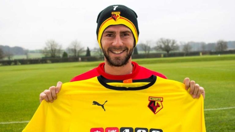 Miguel Layún en su paso por el Watford