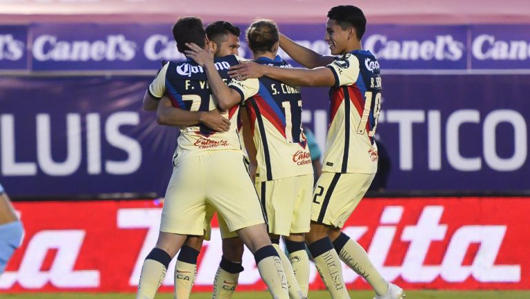 América en festejo de gol