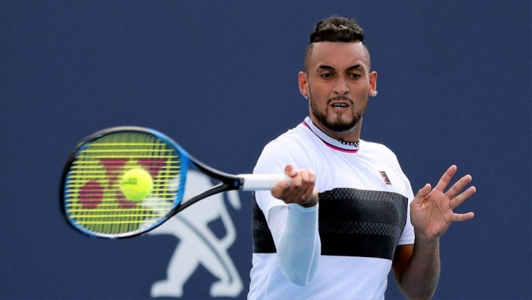 Nick Kyrgios durante un partido