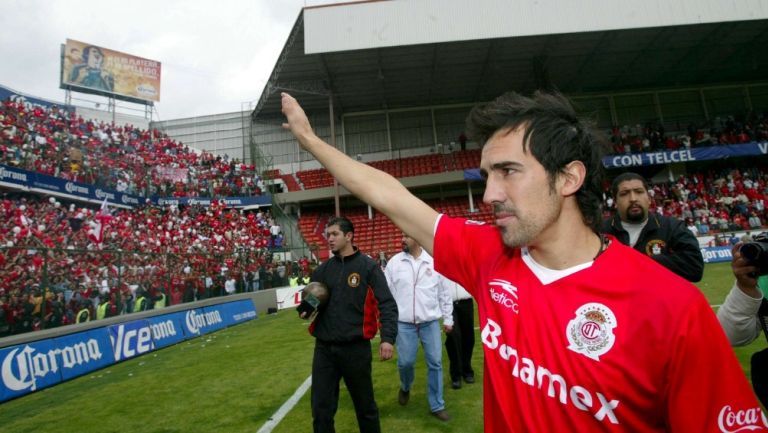 Vicente Sánchez en su paso por Toluca