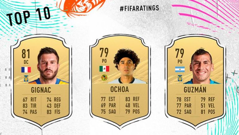 Los líderes del listado de Liga MX en FIFA 21