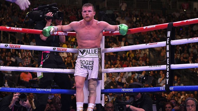 Canelo Álvarez previo a una pelea