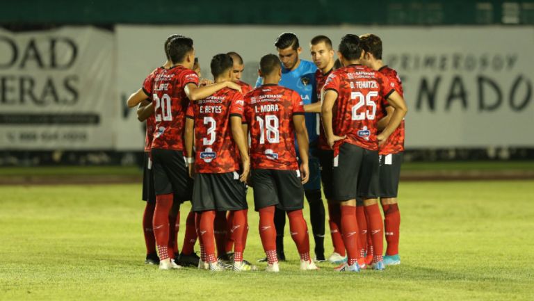 Tlaxcala FC antes de un partido