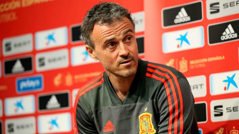 Luis Enrique en conferencia