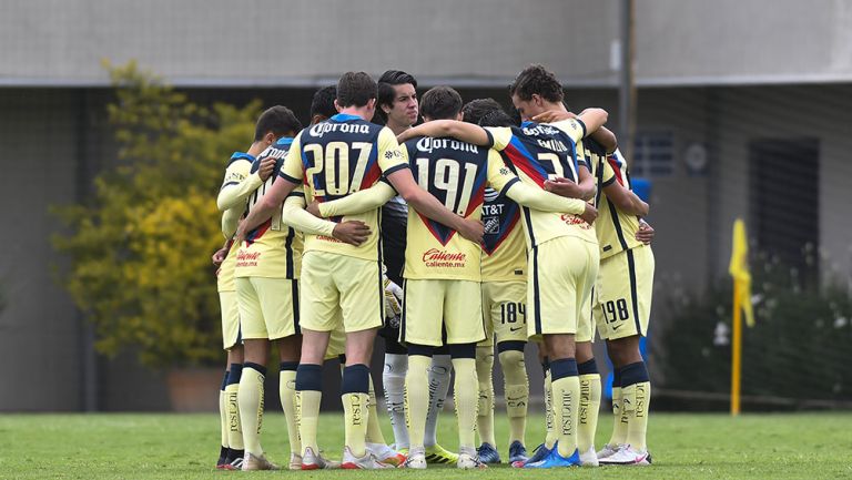 Los jugadores de la Sub 20 de América previo a un partido