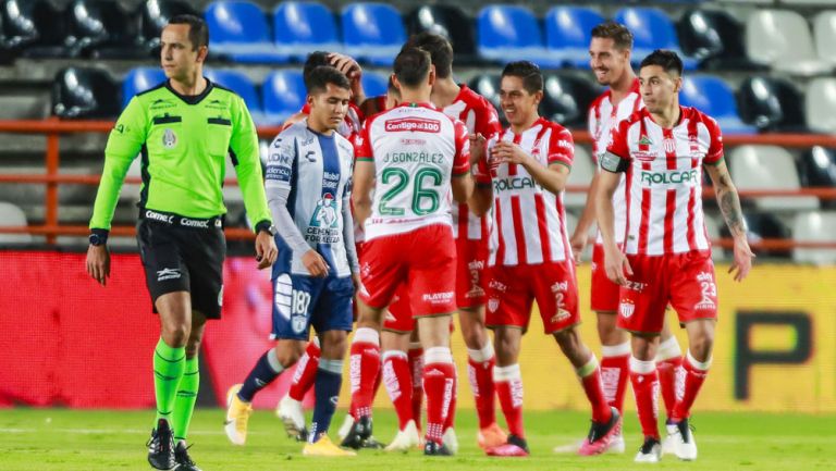 Los Rayos celebran anotación frente a los Tuzos