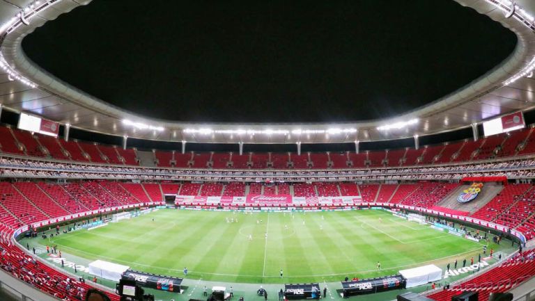 Toma panorámica del Estadio Akron en Liguilla 