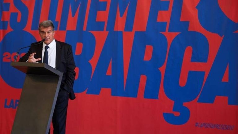 Joan Laporta presentó su nueva candidatura