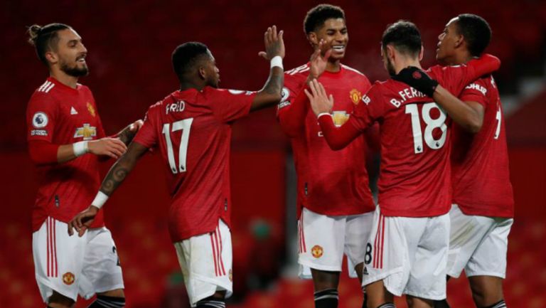 Manchester United en festejo