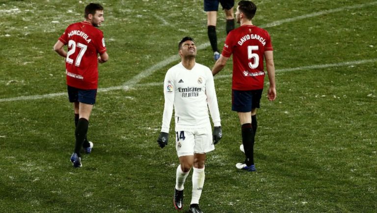 Casemiro en lamento ante Osasuna