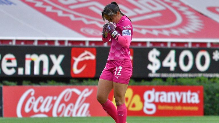 Blanca Felix en lamento de gol