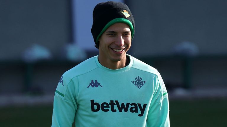 Diego Lainez: Volvió a los entrenamientos con Betis tras superar Covid-19