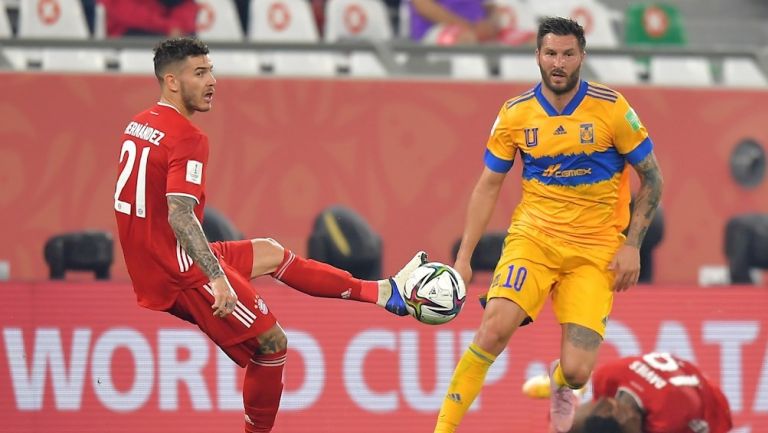 Gignac y Lucas Hernández en la Final del Mundial de Clubes