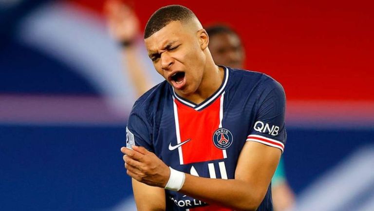 Kylian Mbappé en lamento con PSG