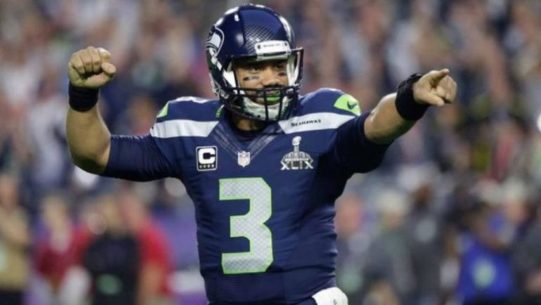 Russell Wilson, en un partido de Seattle