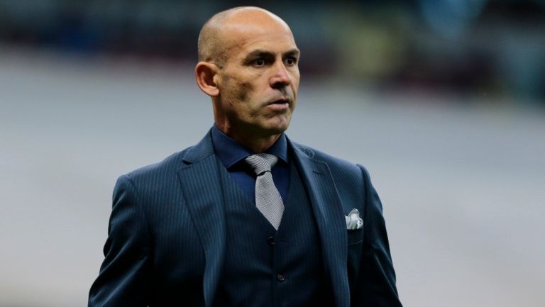 Paco Jémez durante un partido con Cruz Azul