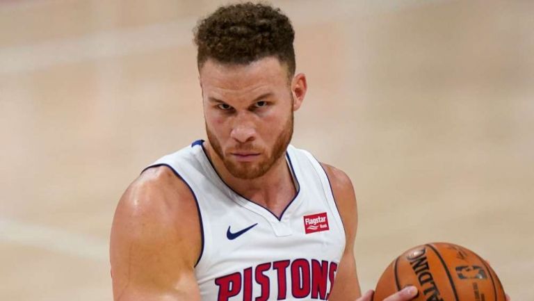 Blake Griffin como jugador de Detroit Pistons