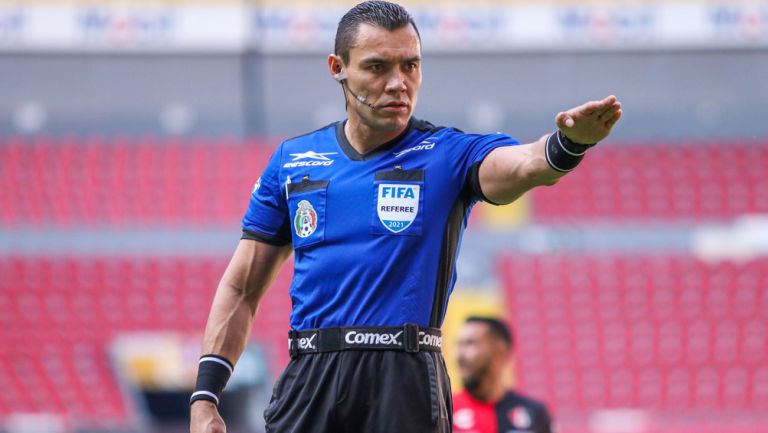 Marco Antonio Ortiz Nava, en un juego de la Liga MX