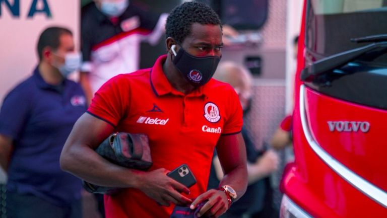 Anderson Julio previo a un partido con el Atlético San Luis