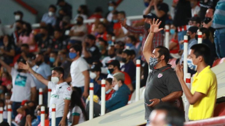 Afición de Necaxa en el Estadio Victoria