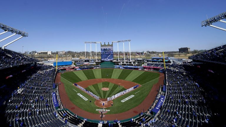 Kauffman Stadium previo al Rangers ante Royals