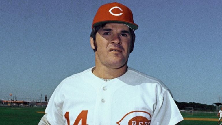 Pete Rose, exjugador de los Reds de Cincinnati