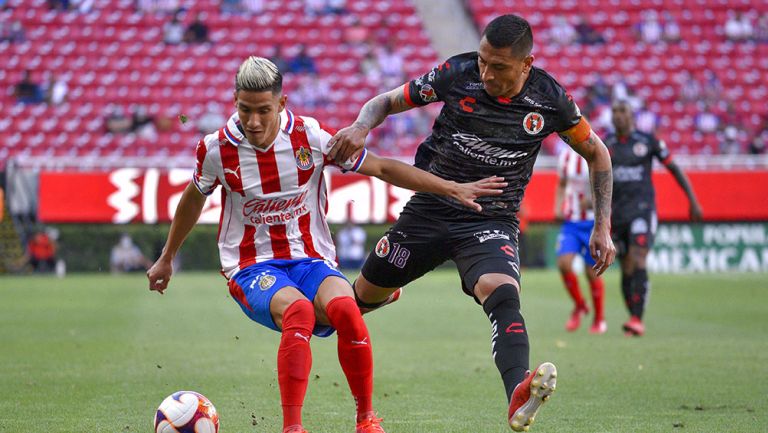 Uriel Antuna en el Chivas vs Xolos