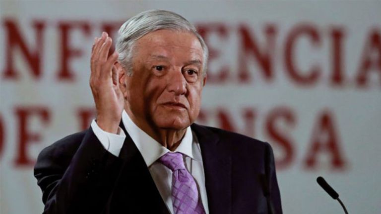 Andrés Manuel López Obrador en conferencia de prensa