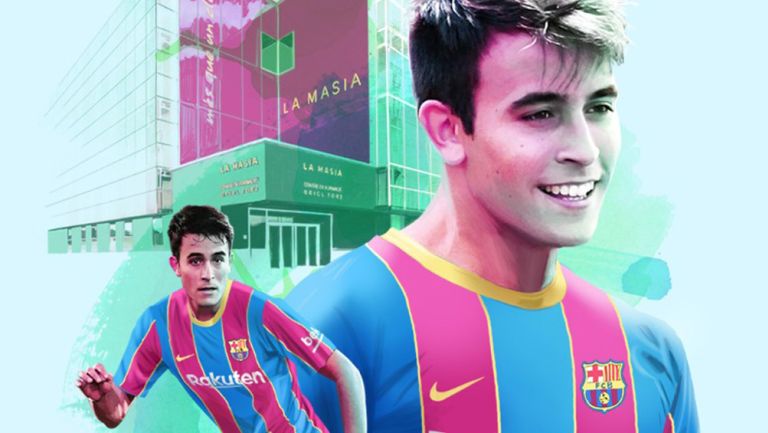 Eric García luce los colores del Barcelona 