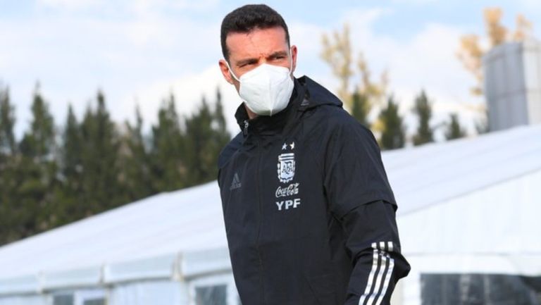 Entrenador de la selección Argentina Lionel Scaloni 