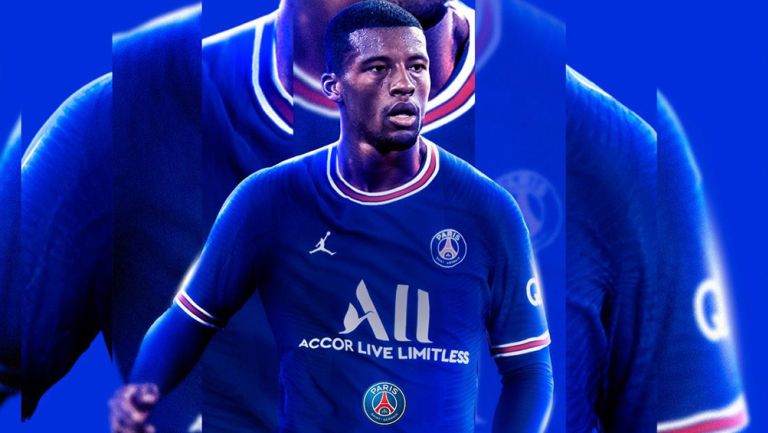 Georginio Wijnaldum luce los colores del PSG