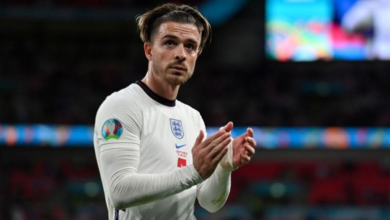 Jack Grealish en un partido de Inglaterra