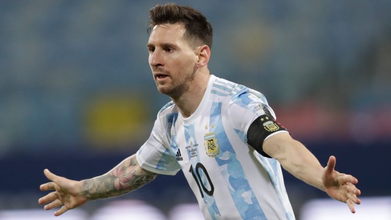 Messi, en festejo de gol