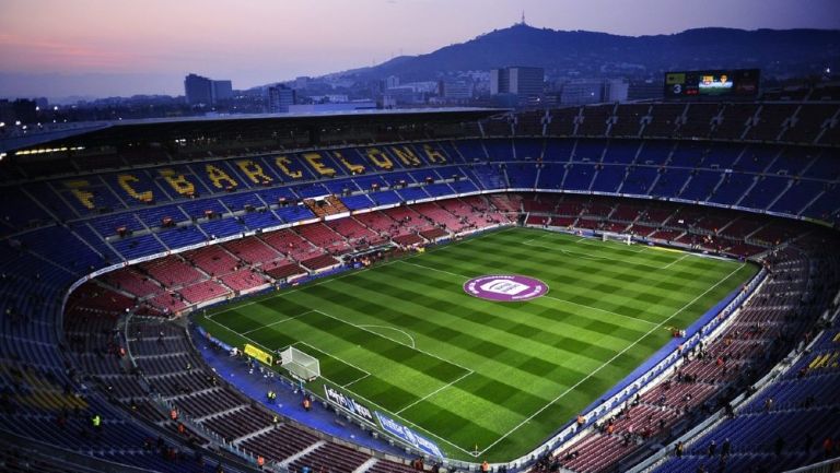 Vista al interior del Camp Nou