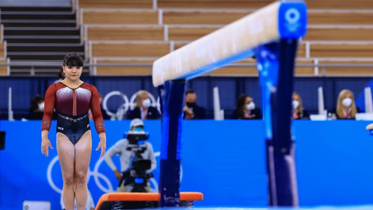 Alexa Moreno durante su participación en Río en Tokio 2020