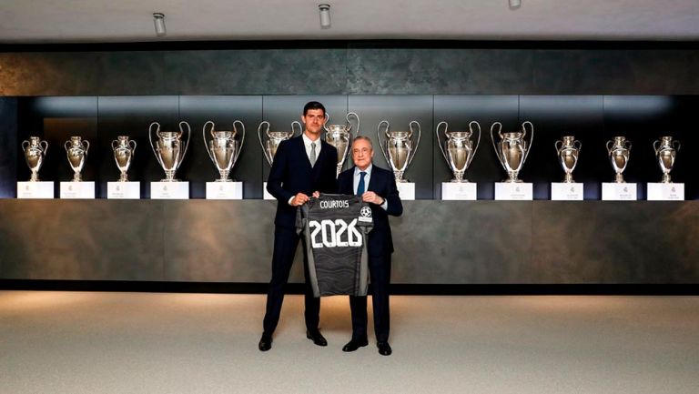 Real Madrid: Thibaut Courtois renovó con el club hasta 2026