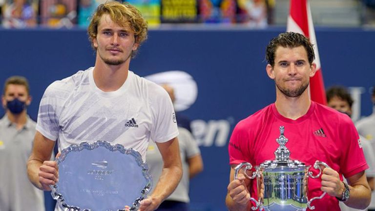 Thiem y Zverev muestran sus reconocimientos tras la Final 