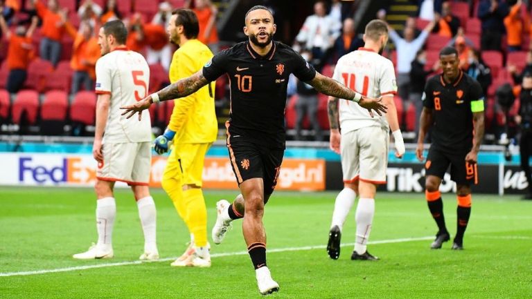 Memphis Depay en la selección de Países Bajos