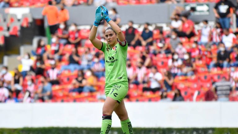 Ana Gaby Paz durante un partido